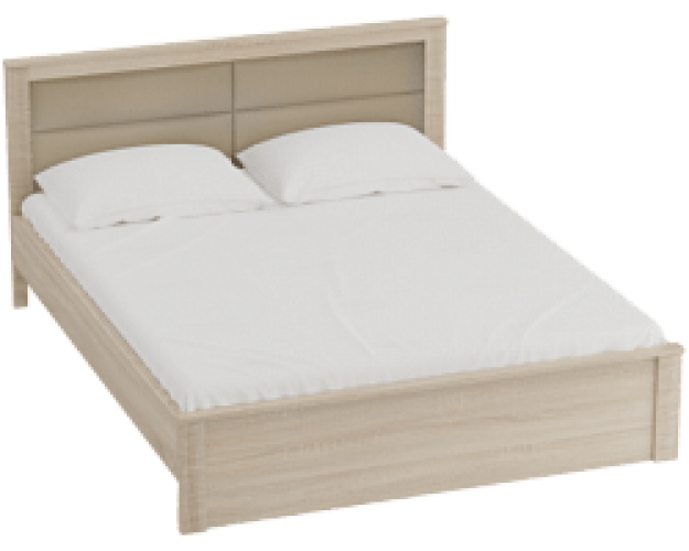 Кровать Элана 1800 с основанием Дуб Сонома