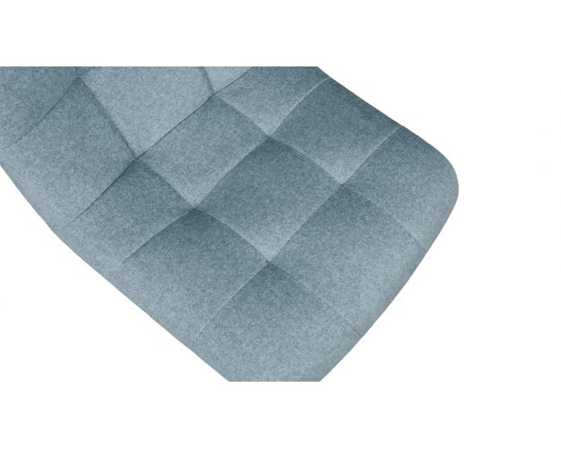 Стул «Райс» К3 Черный муар/Микровелюр Duna Dustry Blue