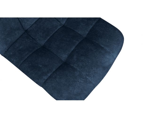 Стул «Райс» К3 Черный муар/Микровелюр Wellmart Blue