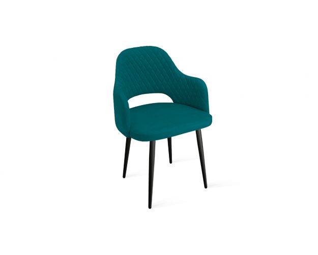 Стул «Калипсо» К1К Черный муар/Велюр Confetti Izumrud